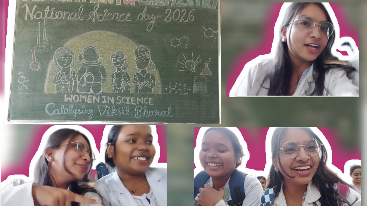 Science Day Celebration in college with masti😁😂😅😄😁😆
