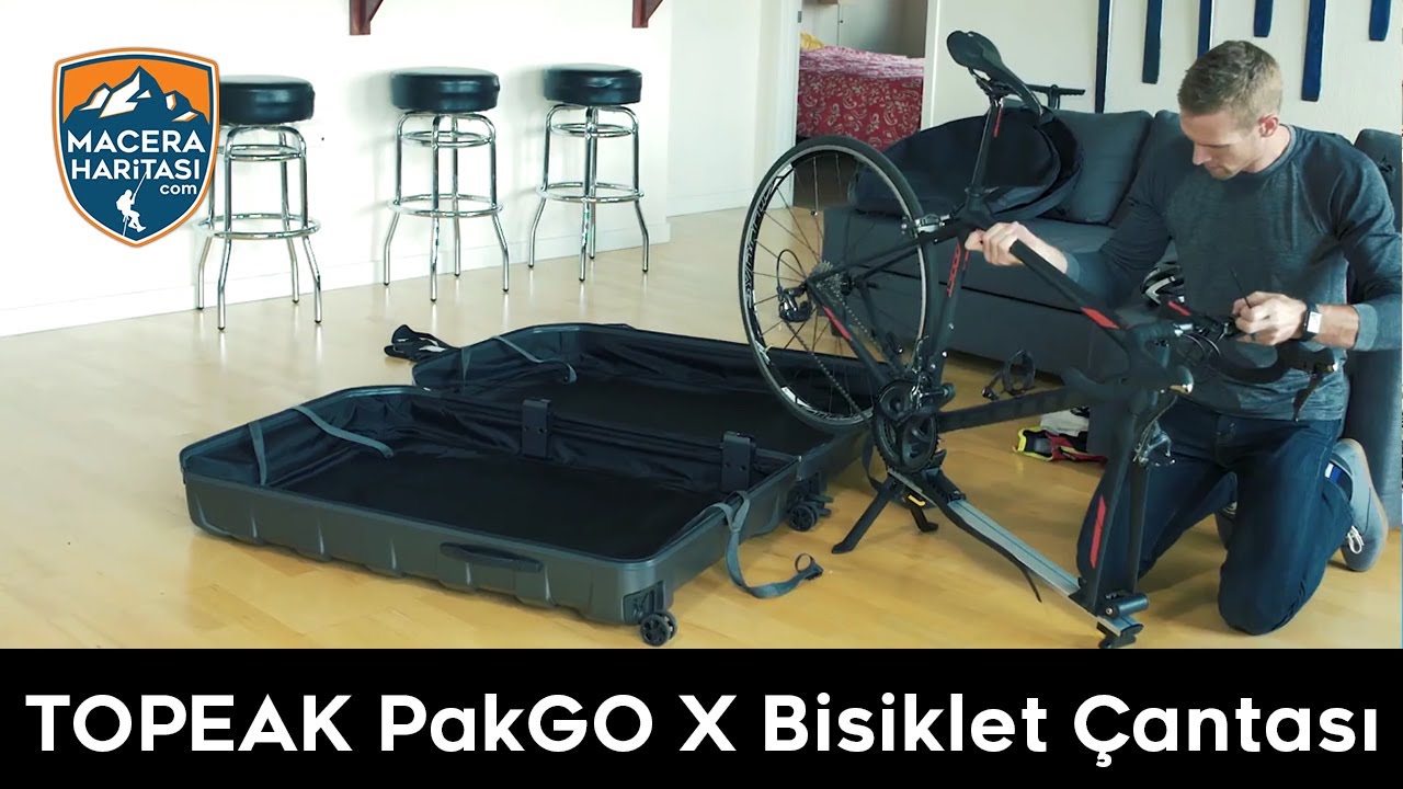 Bisiklet Taşıyıcı Çanta TOPEAK PAKGO X Ön İncelemesi