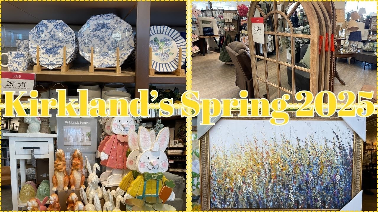SPRING SHOP WITH ME | KIRKLAND'S SPRING DECOR