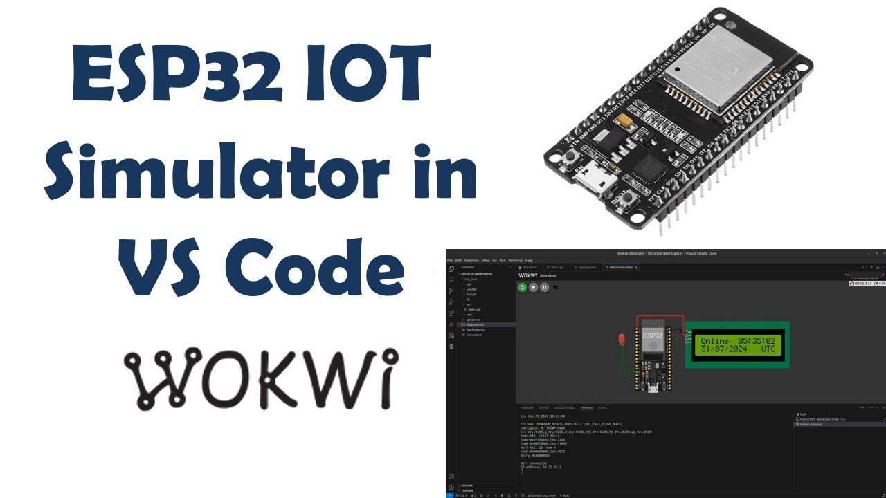 Моделирование ESP32 в VSCode с использованием Wokwi — оптимальная настройка для разработки IoT
