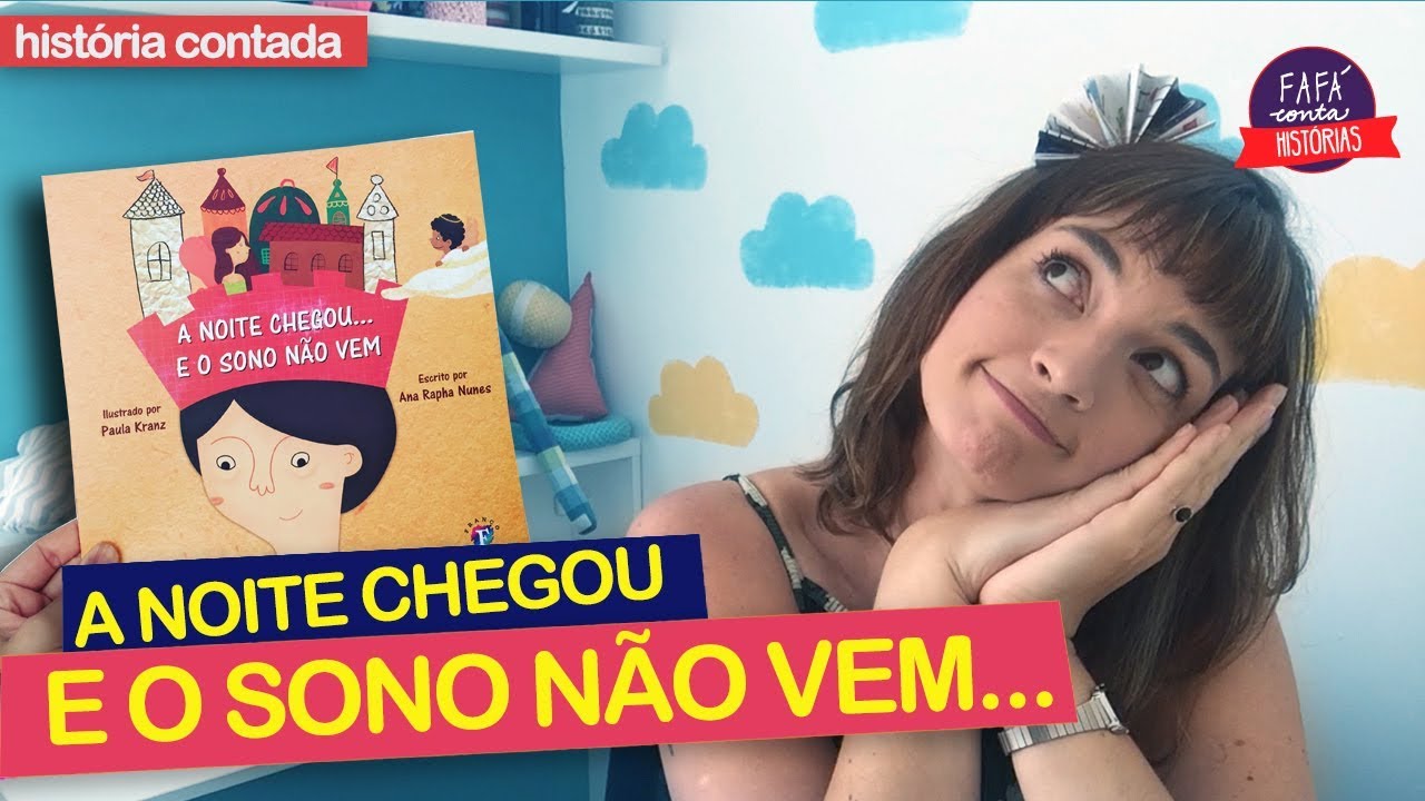 A NOITE CHEGOU E O SONO NÃO VEM... história infantil contada | Fafá conta