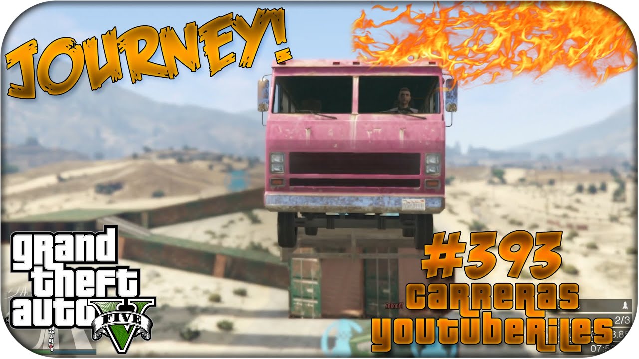 LA JOURNEY EXPLOSIVA!! | GTA V Online - CARRERAS YOUTUBERILES #393 - Rubenillo17