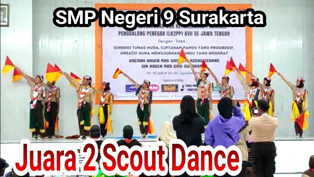 Juara 2 Scout Dance SMP Negeri 9 Surakarta - LK2PP XVII Se Jawa Tengah