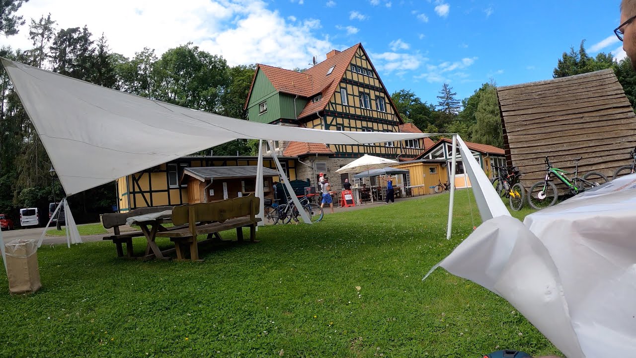 Mühlhausen - Eigenrieden - Heyerode mit Cube Stereo Hybrid 120  und Haibike XDURO AllMtn 8.0.