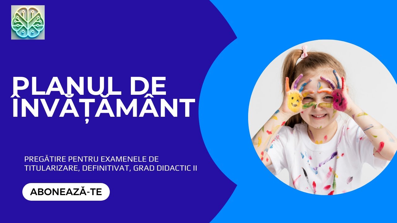 Planul de invatamant
