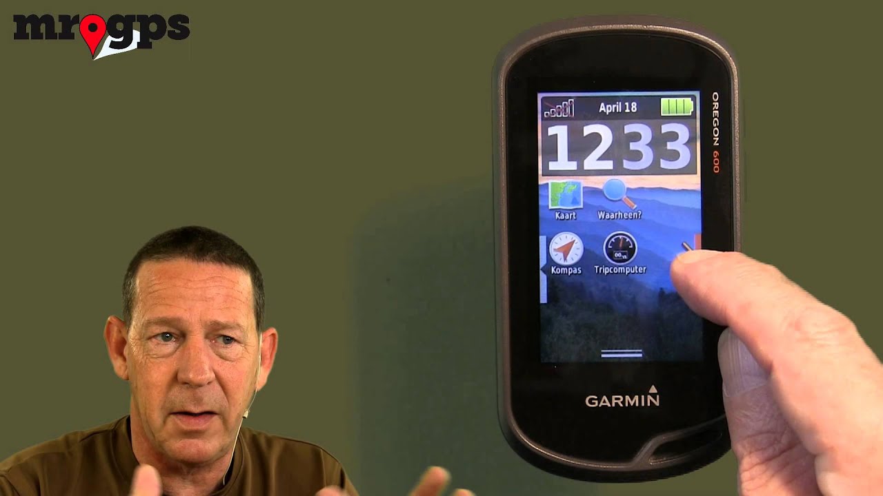 toestelinstellingen garmin oregon 600 - deel 1