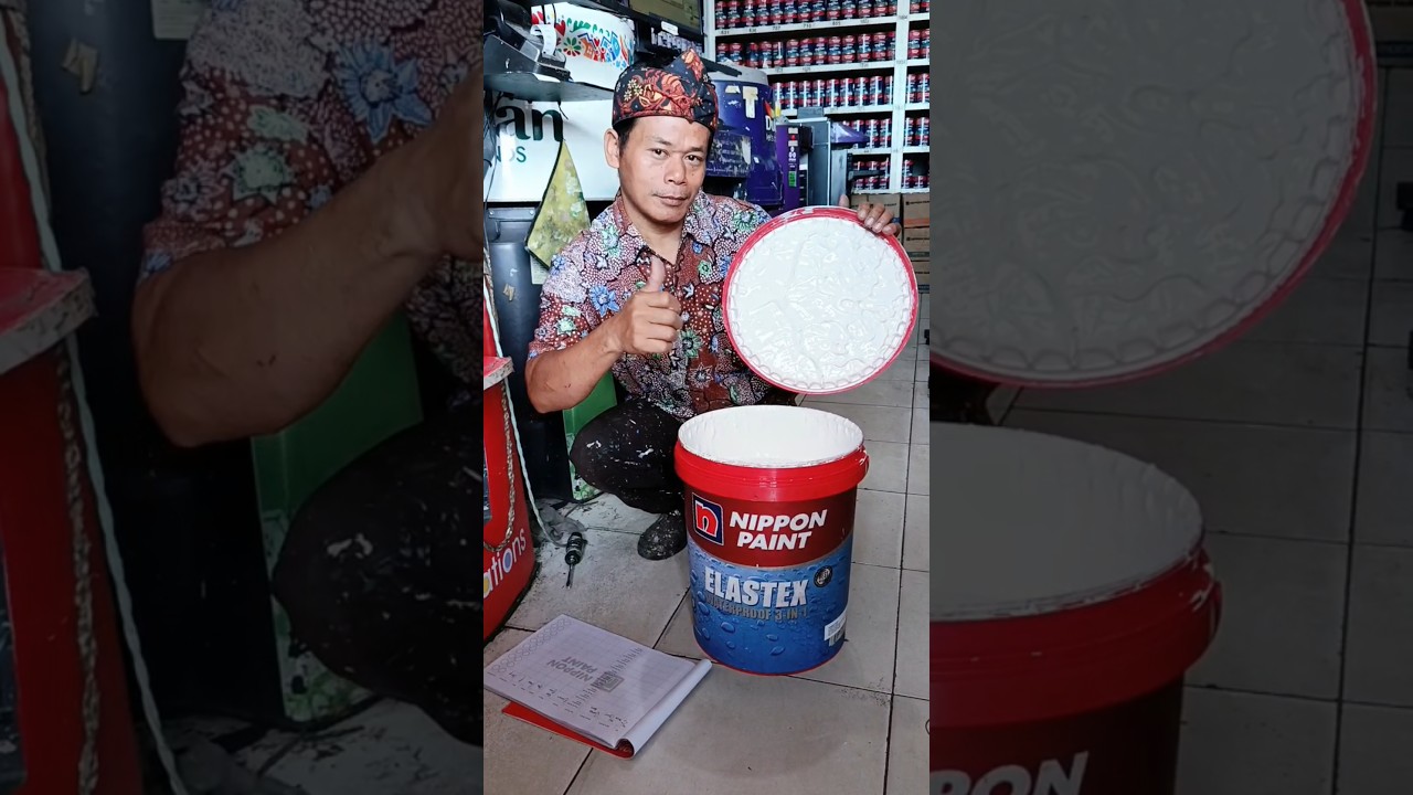 Oplosan cat tembok waterproof elastex 