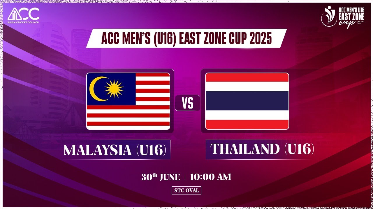 MALAYSIA U16 vs THAILAND U16 | ACC Men's U16 East Zone Cup 2025