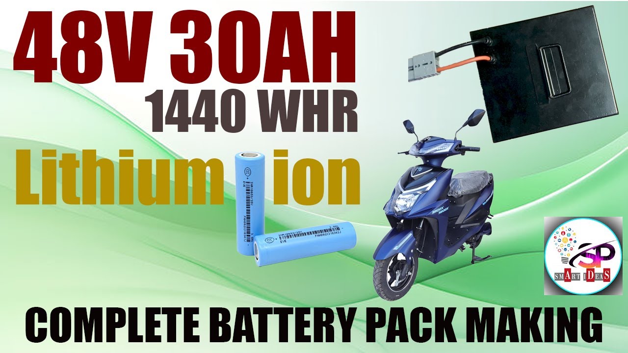 48 Volts 30 AH | 1440WHR | Complete EV Battery Making | Step by Step