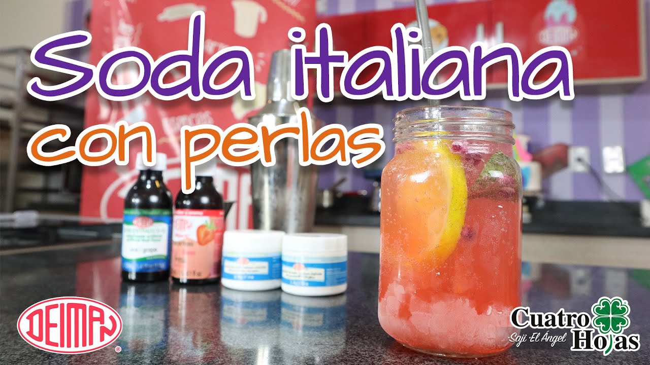 Soda Italiana con Perlas DEIMAN