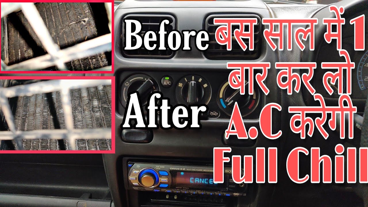 Car AC Service at Home | Indoor and Outdoor Coil Cleaning | Car Cabin Filter Installation