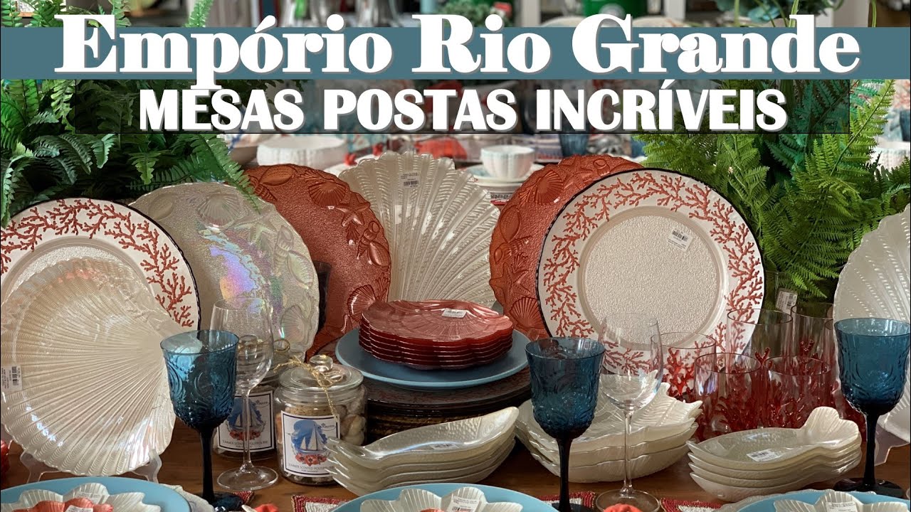 LOUÇAS IMPORTADAS PARA MESAS POSTAS INCRÍVEIS | Empório Rio Grande Natal