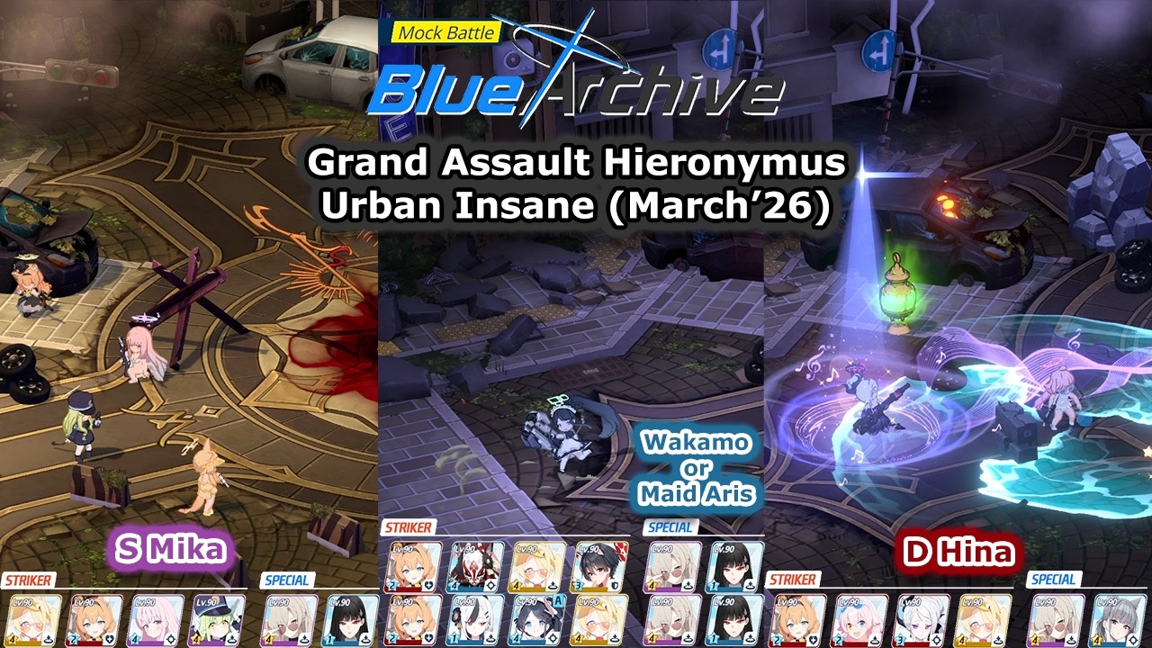 Blue Archive Global - Grand Assault Hieronymus Urban Insane (Mar'26)