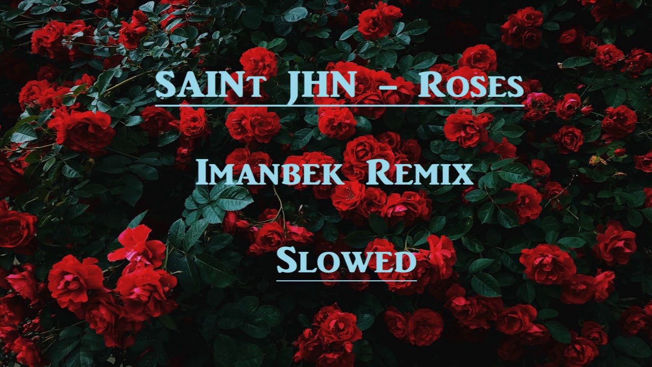 SAINt JHN | Roses (Imanbek Remix) | Slowed | AuraVibesHub