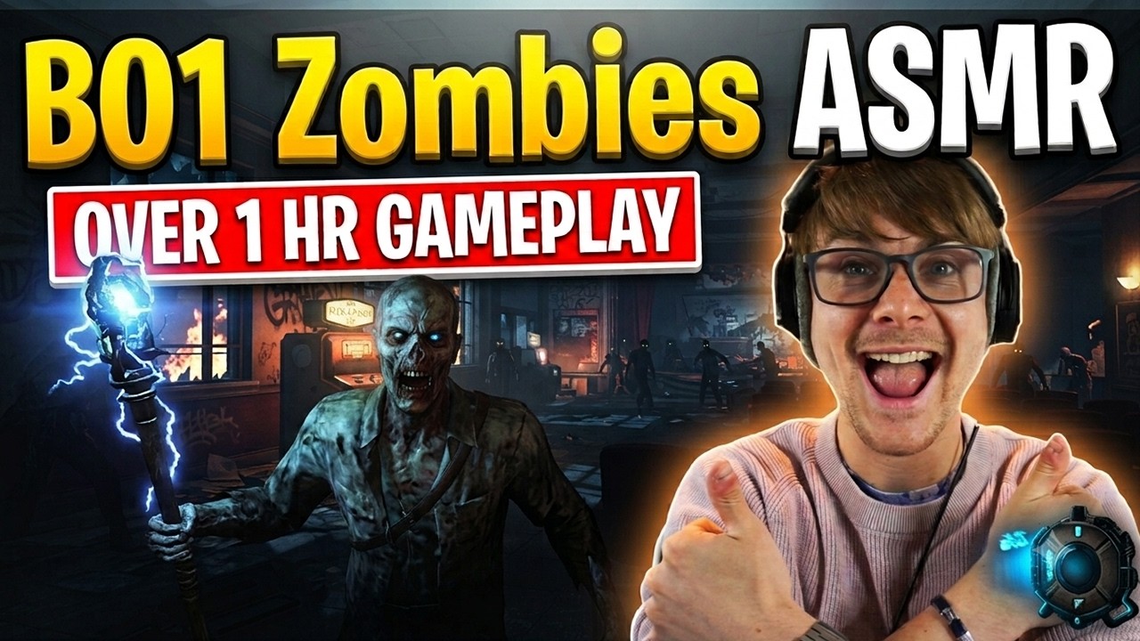 ASMR | Зомби-режим BO1 &mdash; Геймплей на карте Kino der Toten (Более 1 часа!)