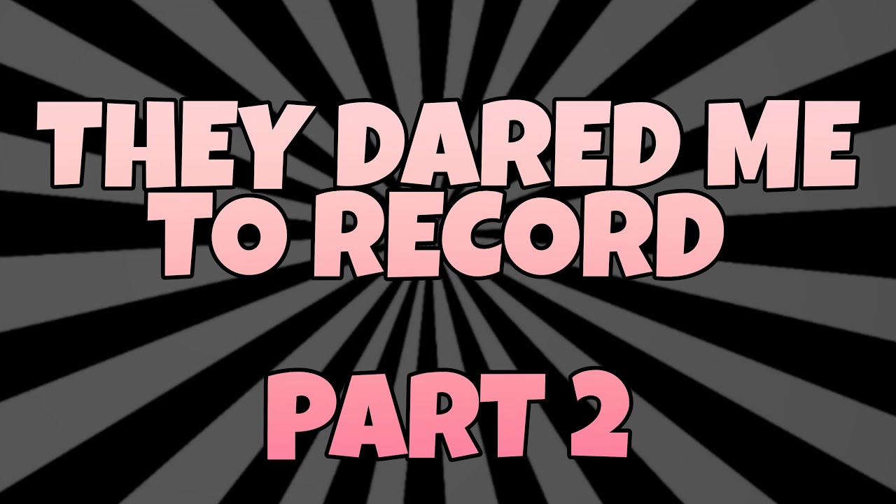 They DARED me to record-Part 2(Roblox FLee the facility)