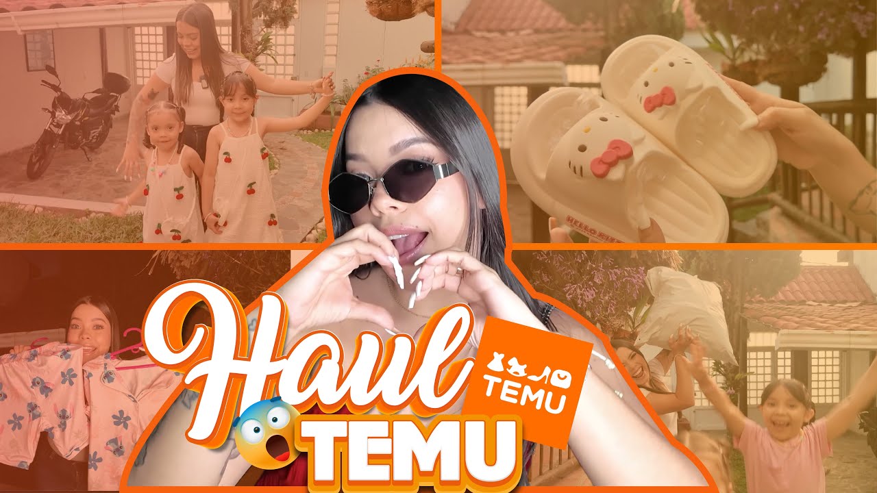 TEMU HAUL🧡 mucha ropa para mis hijas!😱 | Ana María Rocha 