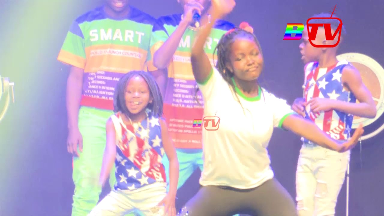 Triplets Ghetto Kids's new dance moves at Emmanuella, Success & Mark Angel concert in Uganda