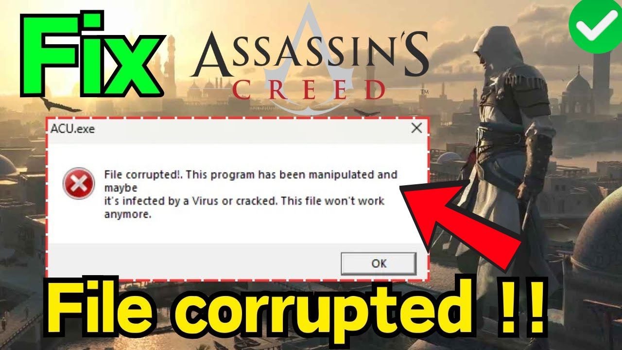 How to Fix File corrupted this program has been manipulated and may be its infected by a virus