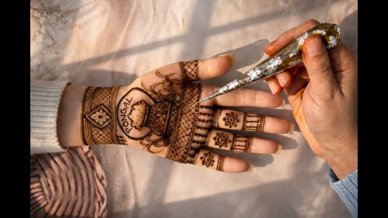 Makar Sankranti Mehndi Design l Full Hand Mehndi l New Mehndi l Simple Mehndi l Mehndi Design