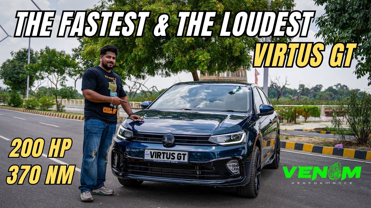 Fastest and Loudest Volkswagen Virtus GT Manual in India | Crazy Loud Exhaust, Pure Driver’s Car!