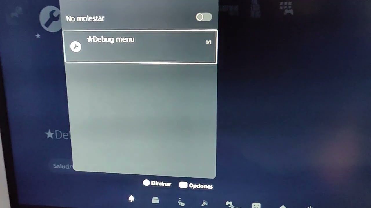 PS5 with auto pop-up menu, added official and moving icon.