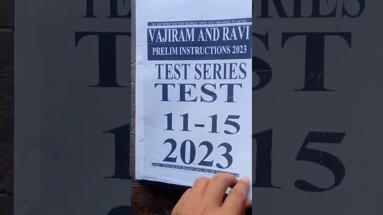 VAJIRAM AND RAVI TEST SERIES 2023||VAJIRAM AND RAVI| TEST SERIES#testseries2023#upscpttestseries2023
