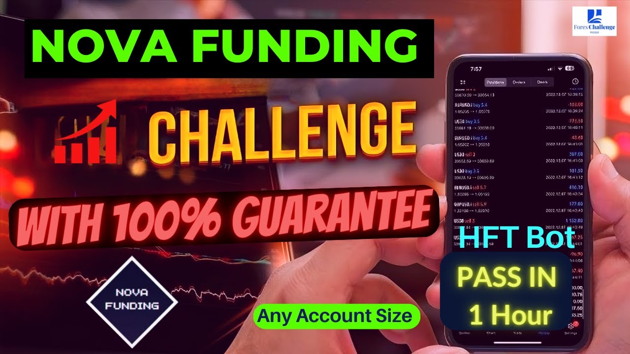 Nova Funding Passed in 1 Hour || HFT Bot Prop Firm Passing