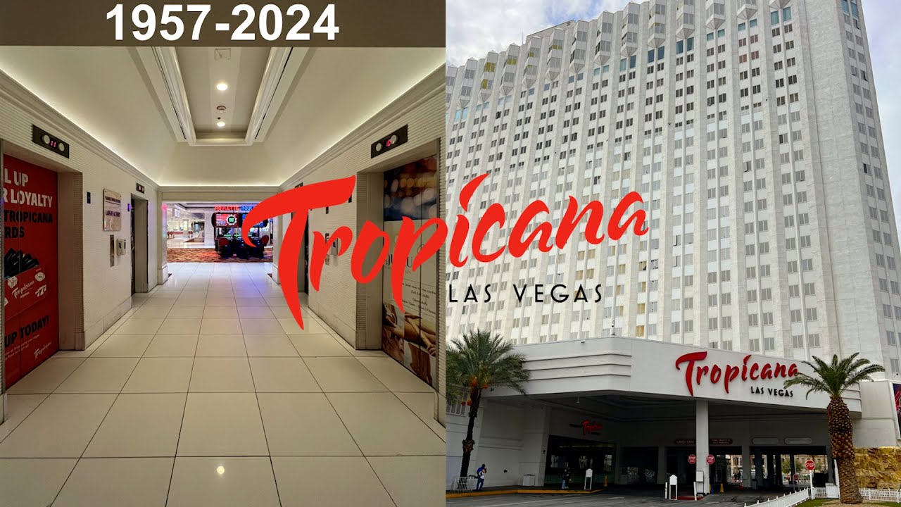 Exploring & Final Elevator Rides at The Tropicana Resort Hotel - Las Vegas, NV