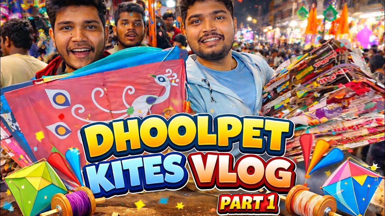 Dhoolpet vlog part 1 #dhoolpet #dhoolpetkites #trending #viral #vlog #explore #hyderabad #dance #fun