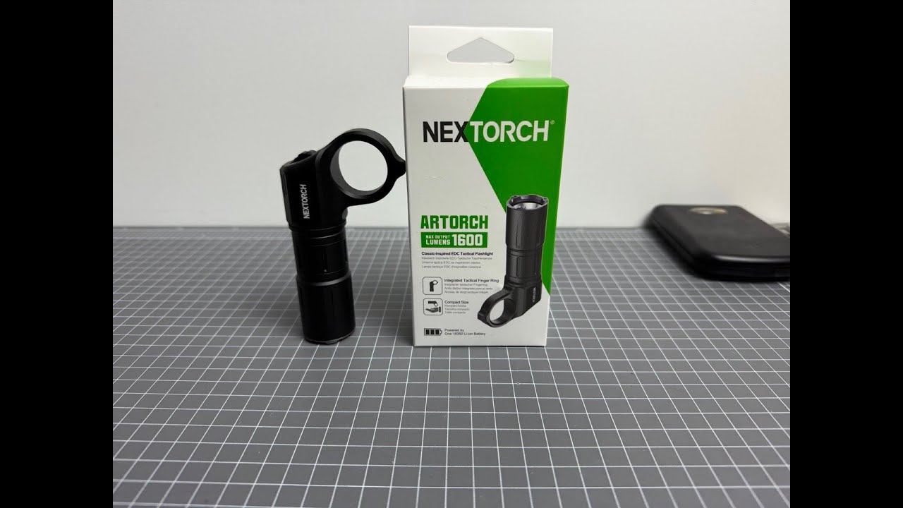 Nextorch Artorch — новый тактический фонарь с поворотным колесиком управления.