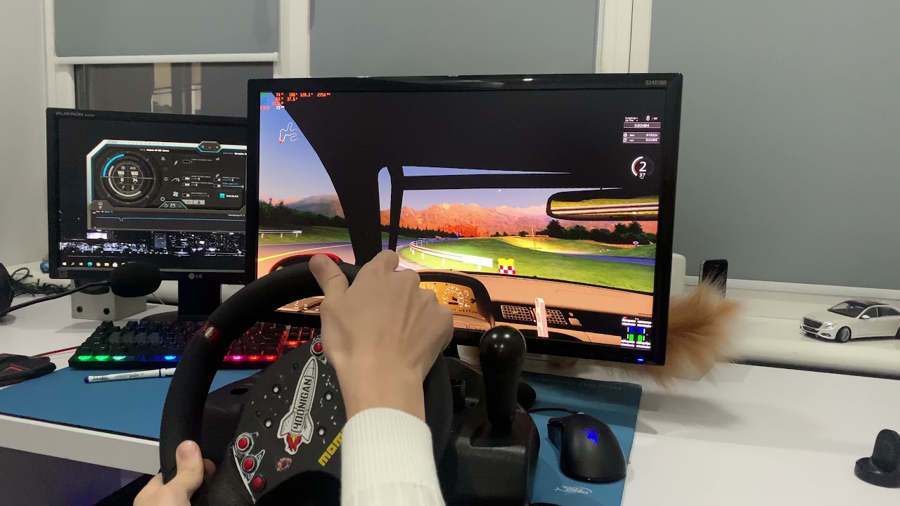 Drift Logitech momo racing wheel 900* mode