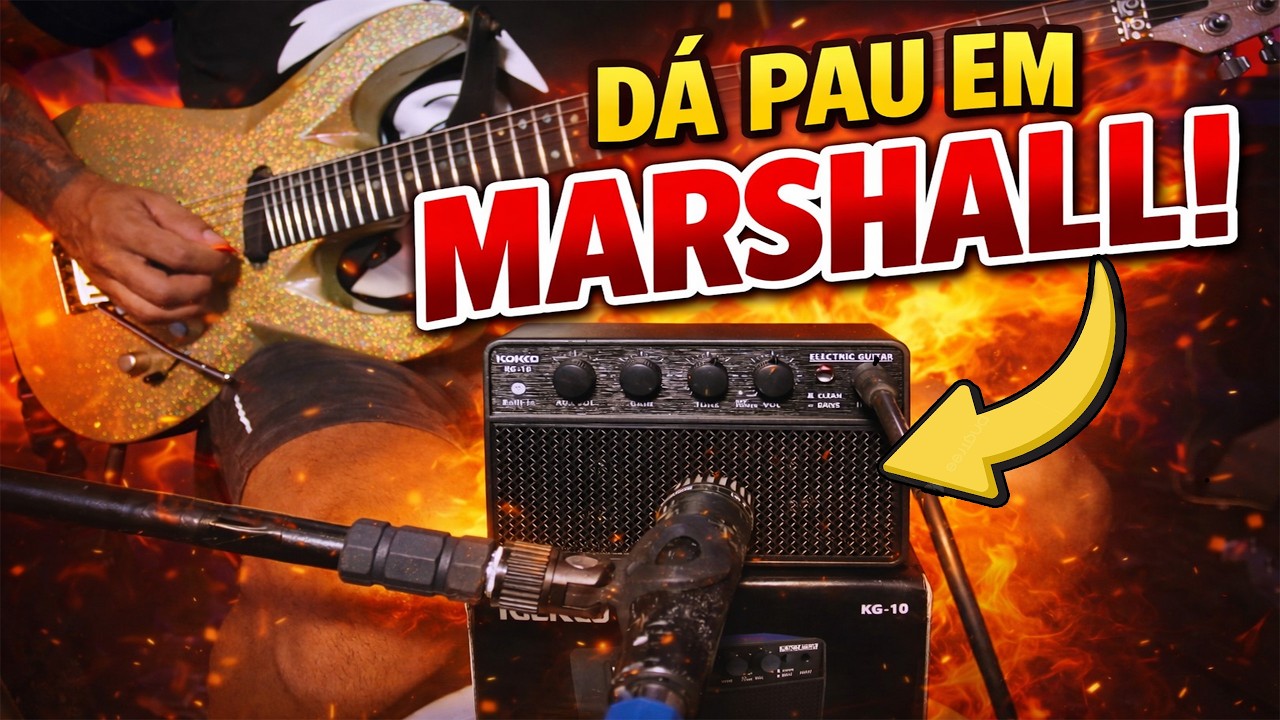 SERÁ QUE ESSE MINI AMP DA CONTA DO RECADO ? KOKKO KG 10