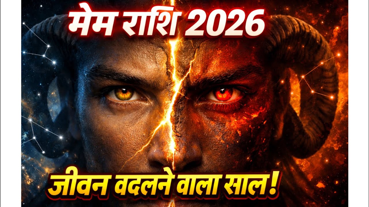 मेष राशि 2026 🔥 जीवन बदलने वाला साल या सबसे बड़ी परीक्षा? Mesh Rashi bhavisha 2026 #meshrashi 