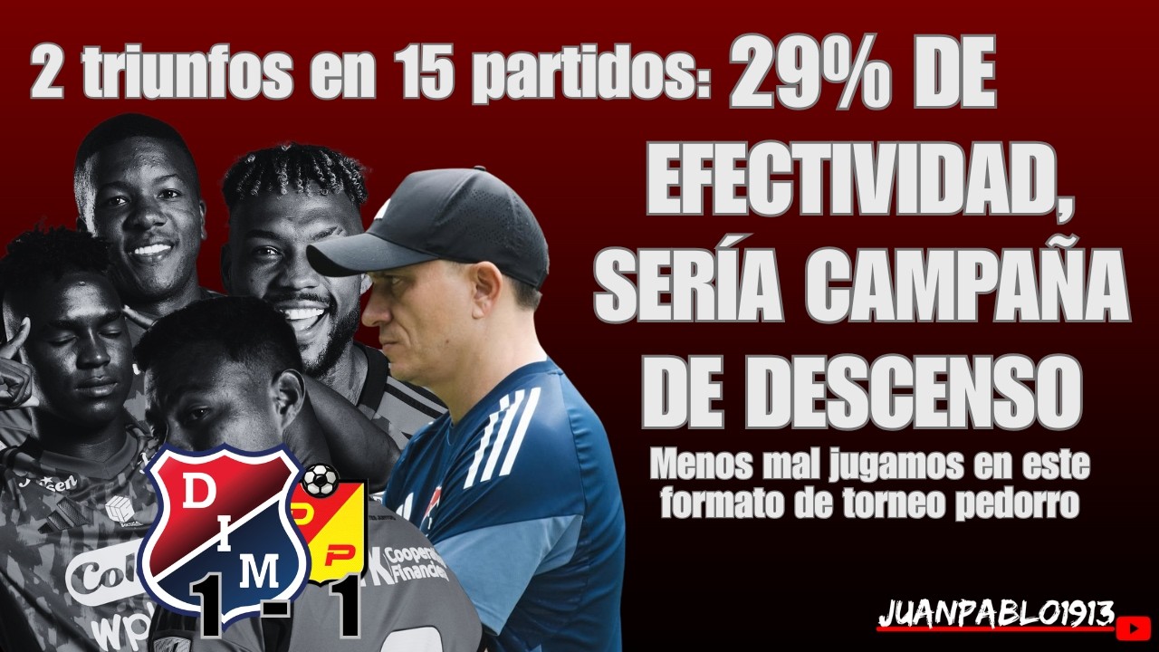 RENDIMIENTO LAMENTABLE ¿HASTA CUÁNDO? 