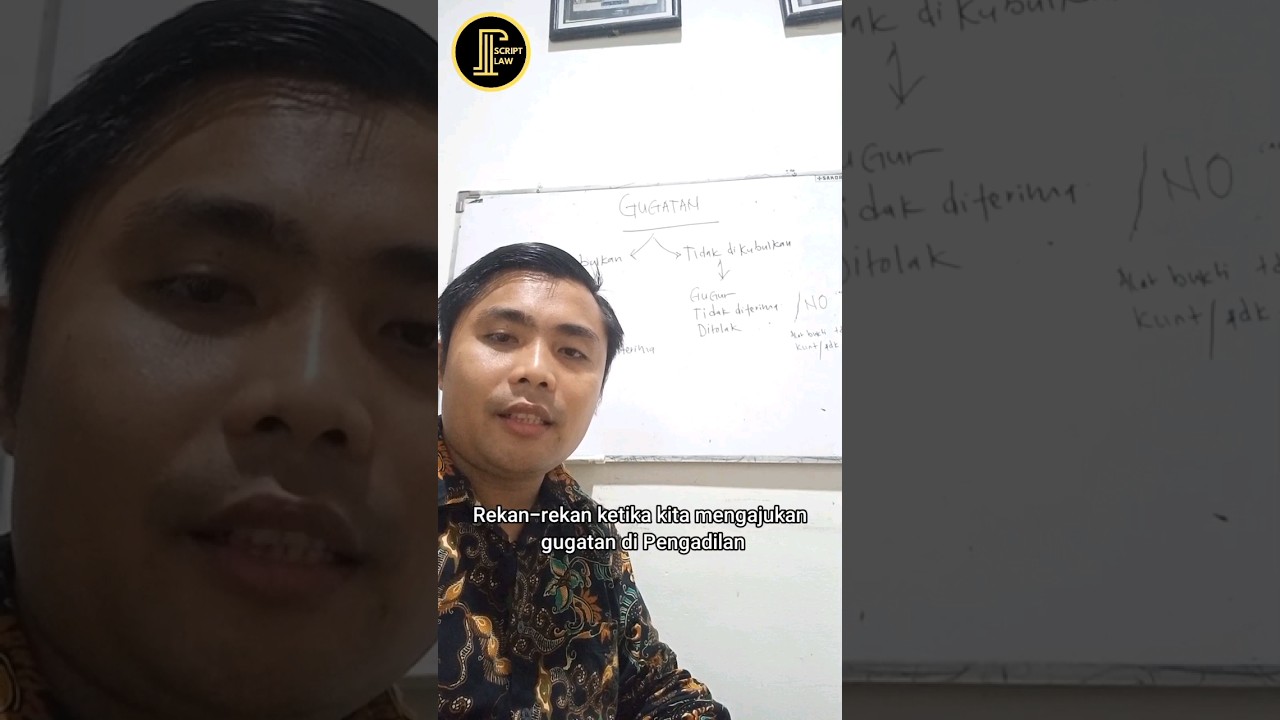 Macam-Macam Diterimanya Gugatan #gugatan #putusan #hukumperdata #edukasihukum #ilmuhukum