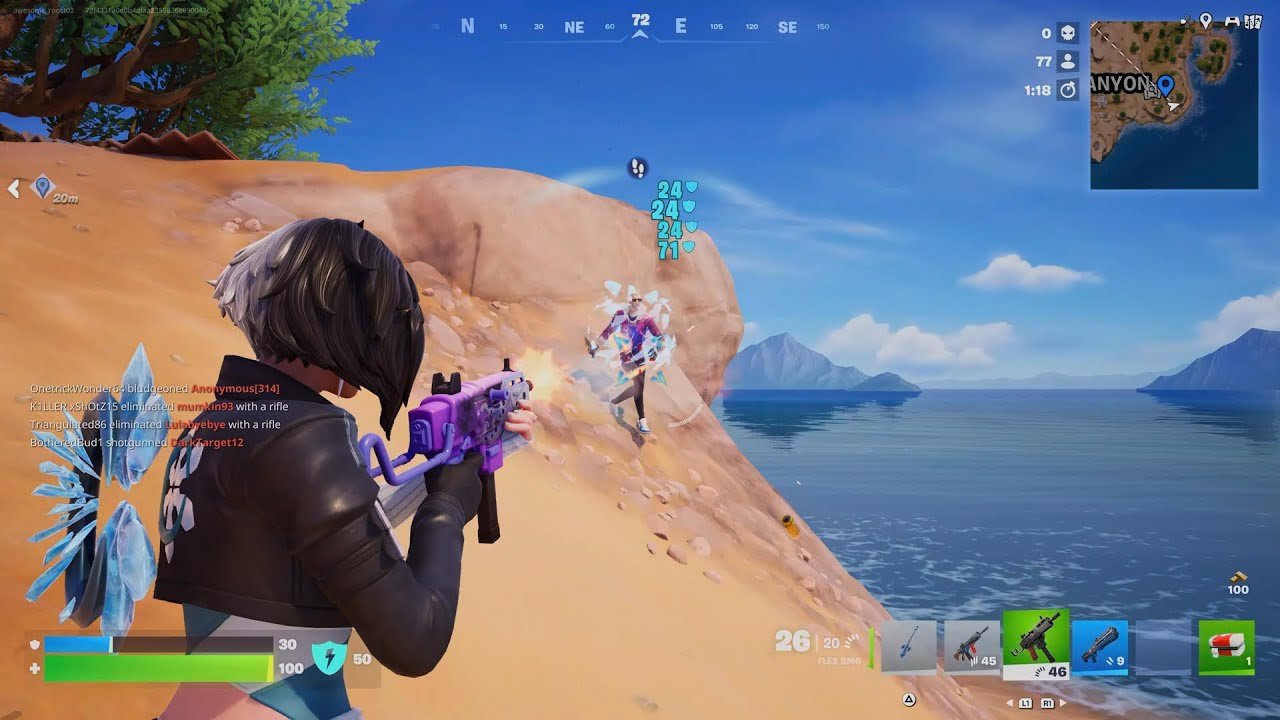 Fortnite NEW LUNA SNOW SKIN Zero Build Solo Battle Royale