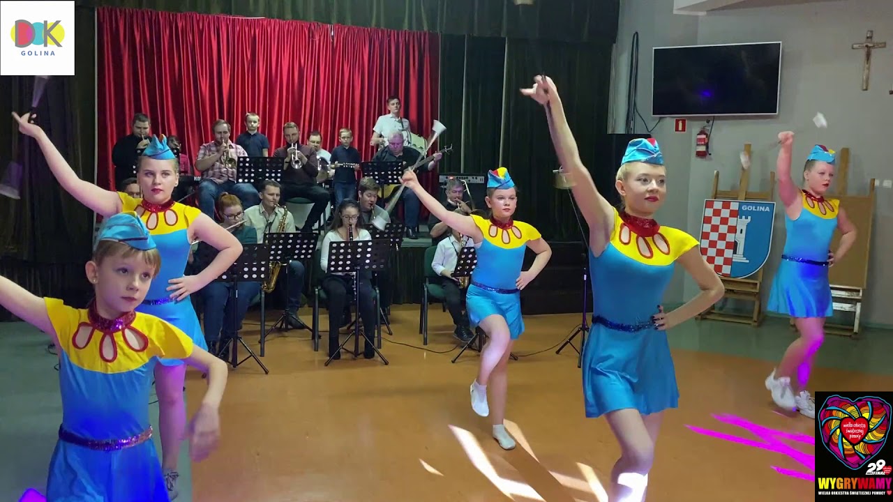 WOŚP Golina 2021 #Orkiestra #Mażoretki #orkiestrydlawosp