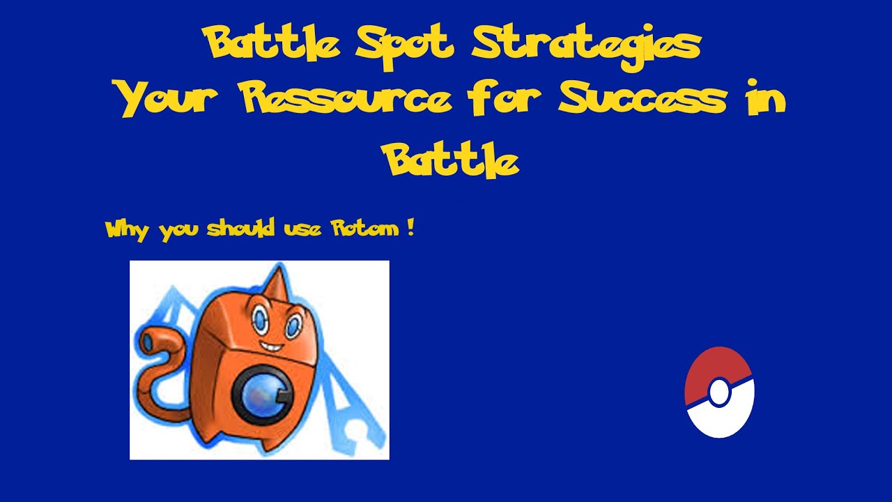 Why you should use: Rotom! Battle Spot Metagame for Rotom-W/H