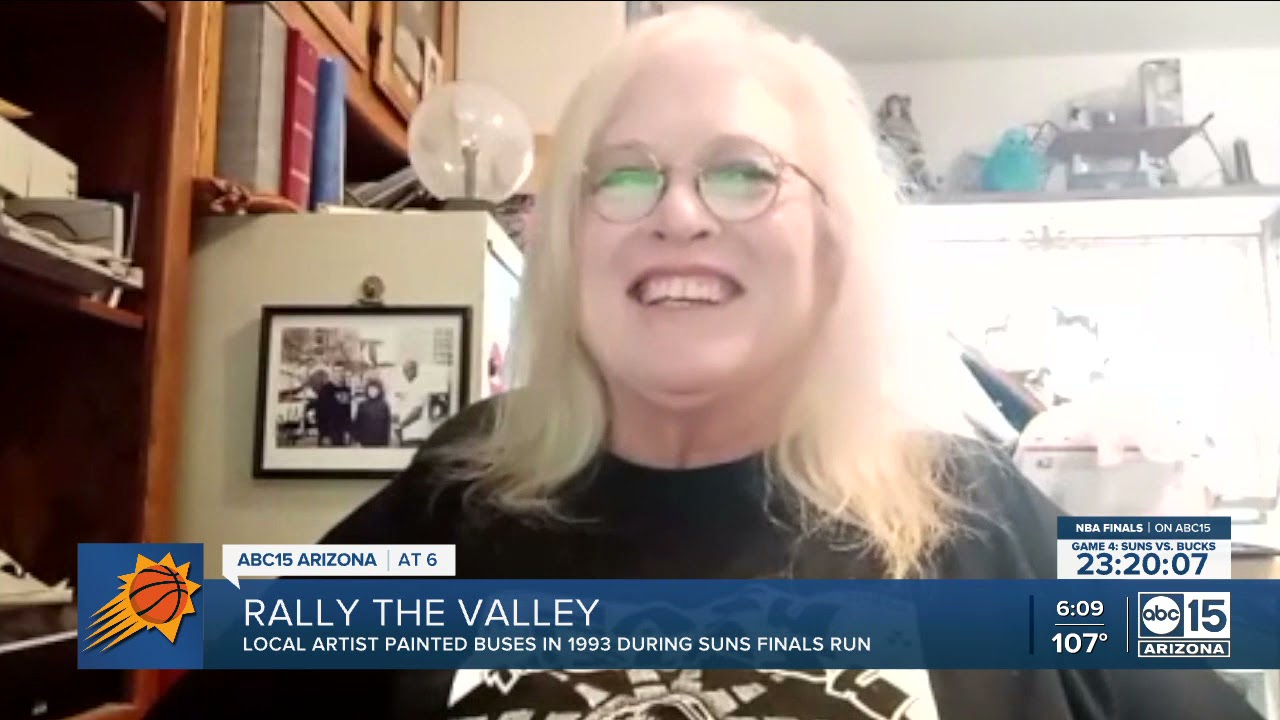 Phoenix Artist Asked to Paint Suns Players on City Buses in 1993