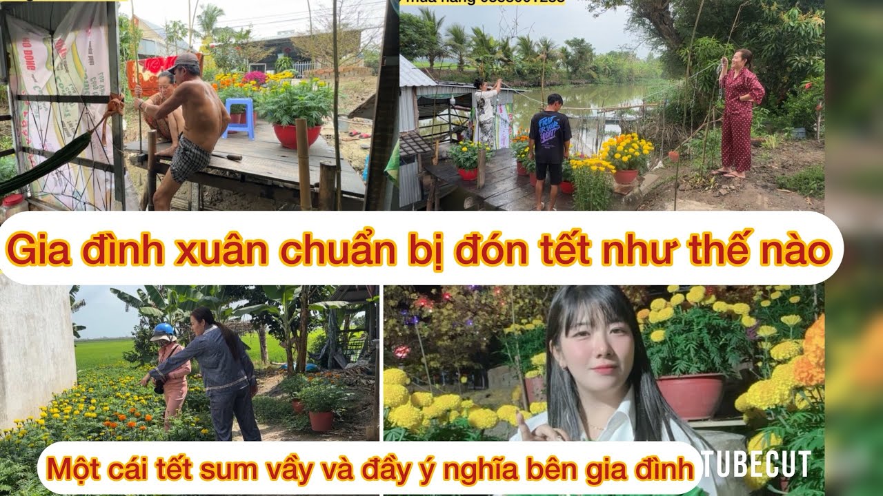 Một cái tết sum vầy và đầy ý nghĩa bên gia đình.￼ xuân và gia đình trang trí nhà cửa đón tết