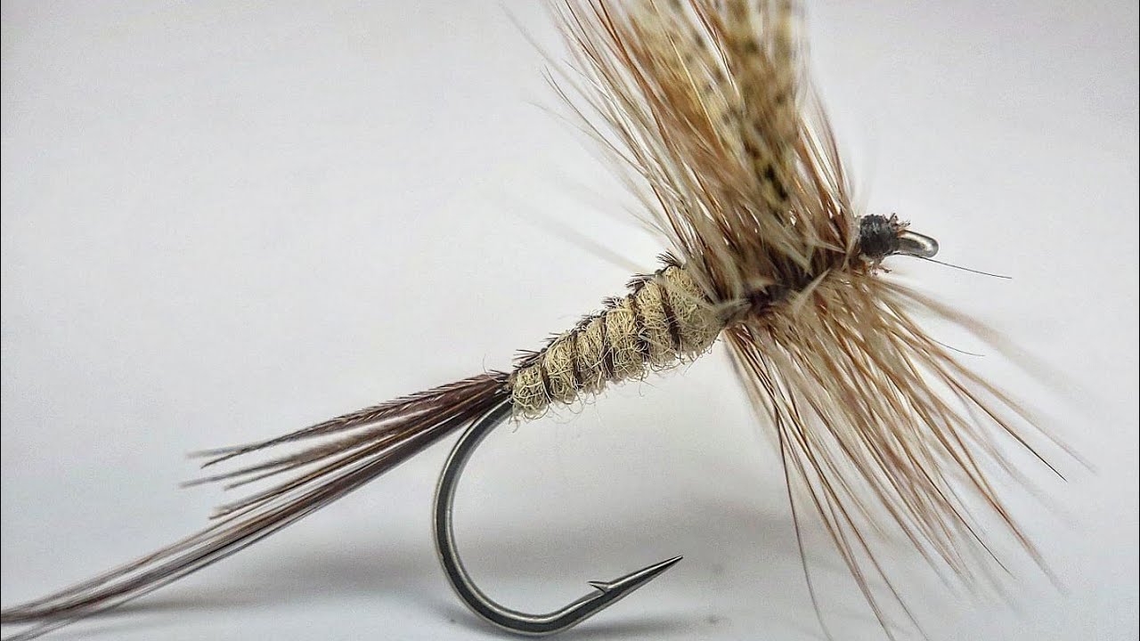 March brown dry fly by adkflytying