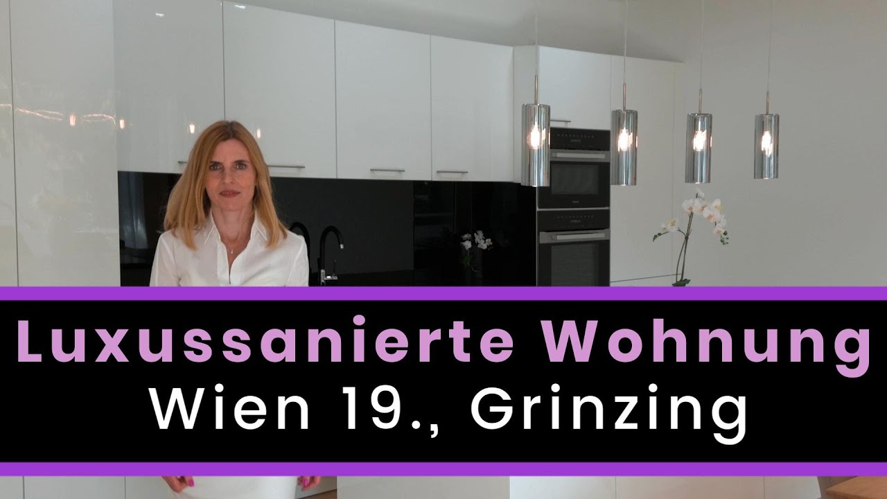 Luxuriös sanierte Wohnung mit großem Balkon in bester Wiener Wohnlage - im Herzen von Grinzing