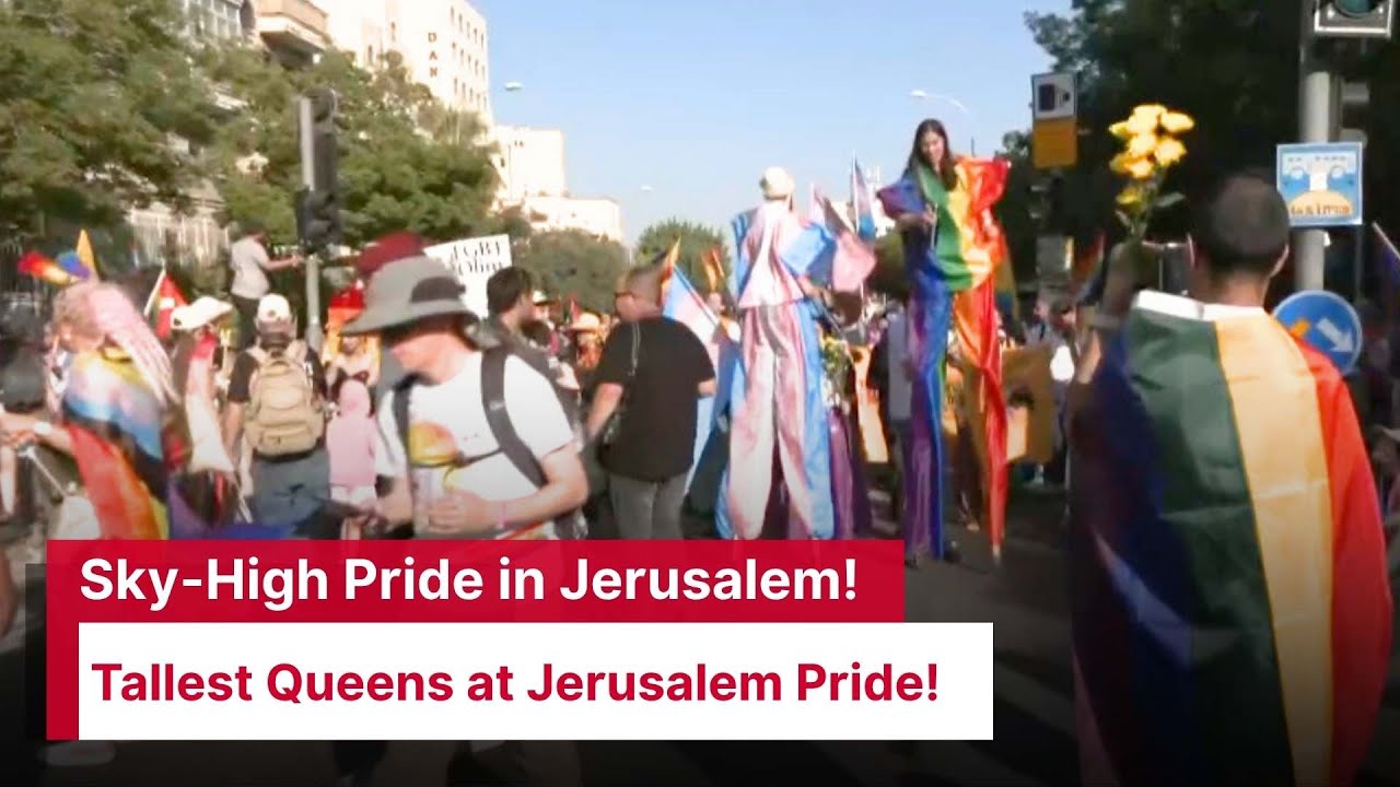 Jerusalem Pride Parade: Tallest Queens on Stilts! | DWS News | AQ1E