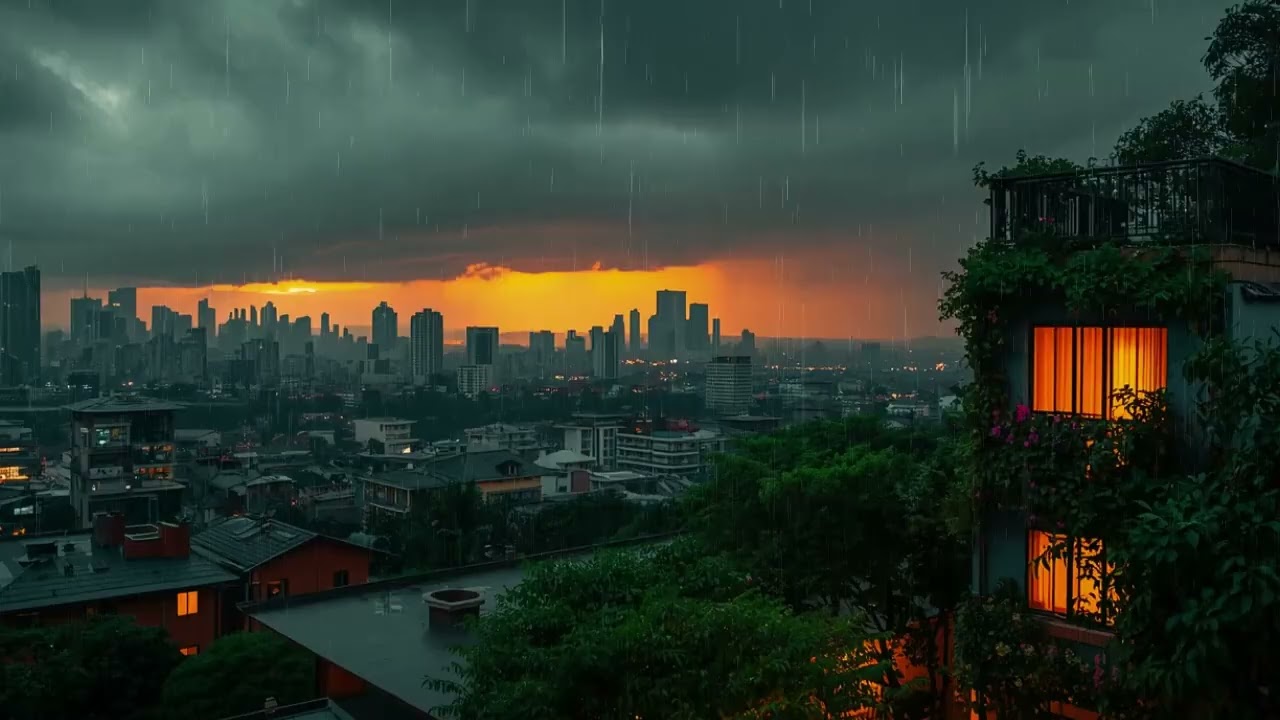 Rainy Japan at Night 🌧️ Lofi Hip Hop for Deep Focus, Study & Calm Thoughts