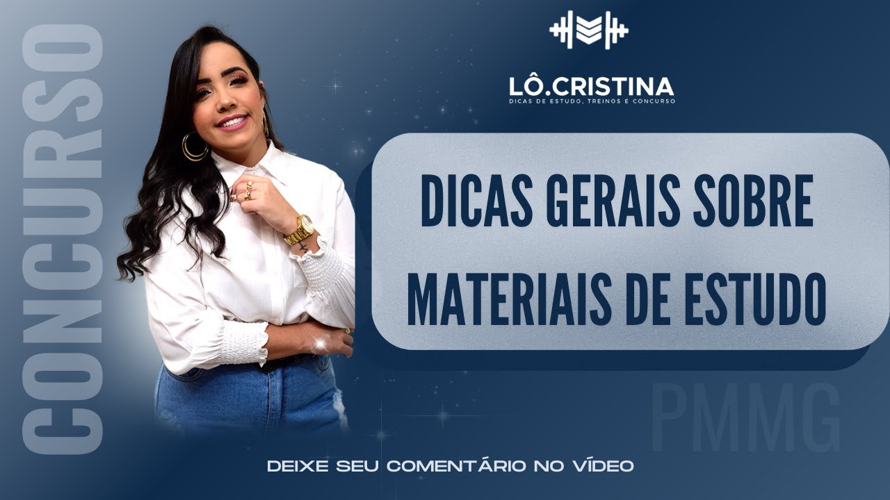 Dicas GERAIS sobre materiais de estudos