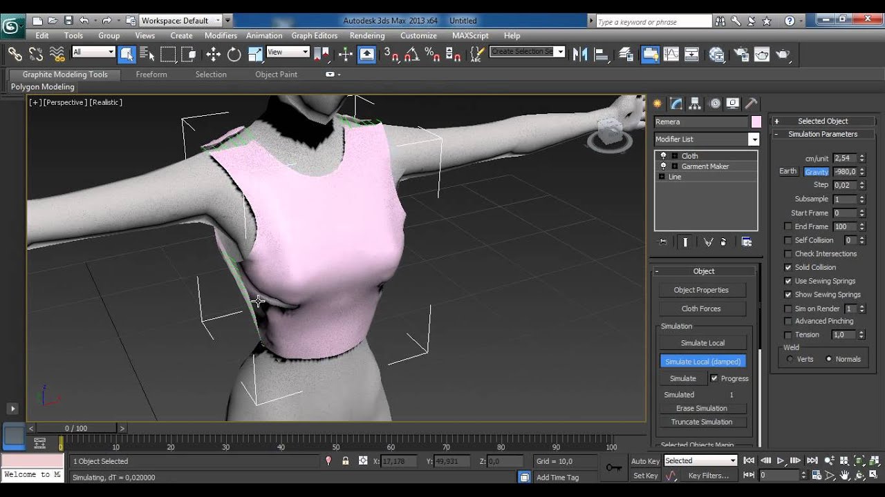 Tutorial Garment Maker y Cloth en 3ds Max