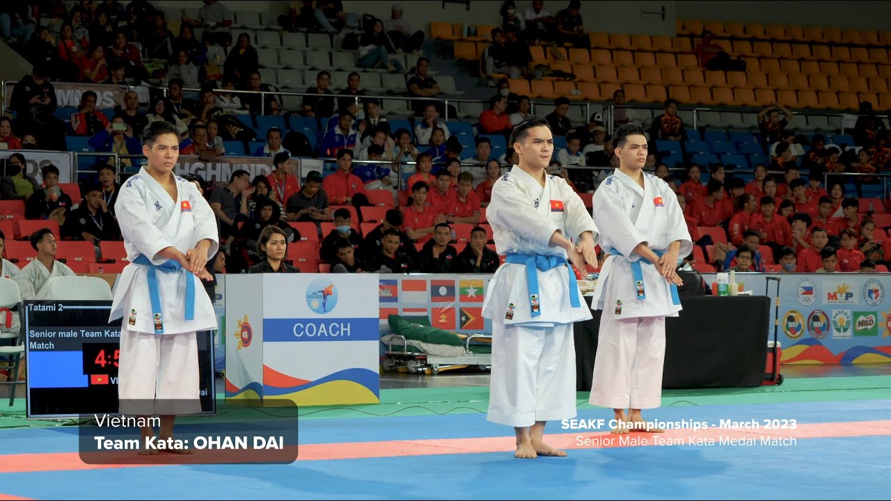 OHAN DAI - Team Kata and Bunkai - Vietnam | SEAKF 2023 Senior Male Team Kata Silver