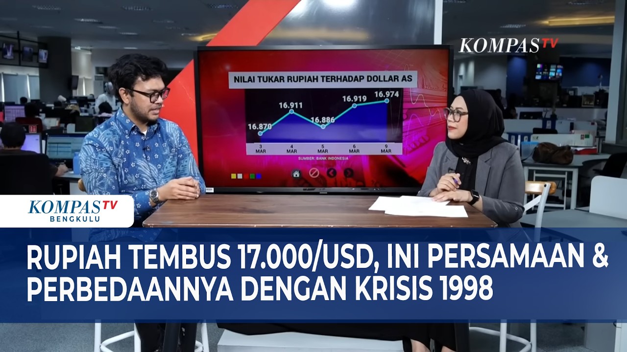 Rupiah Tembus 17.000/USD, Ini Persamaan & Perbedaannya dengan Krisis 1998