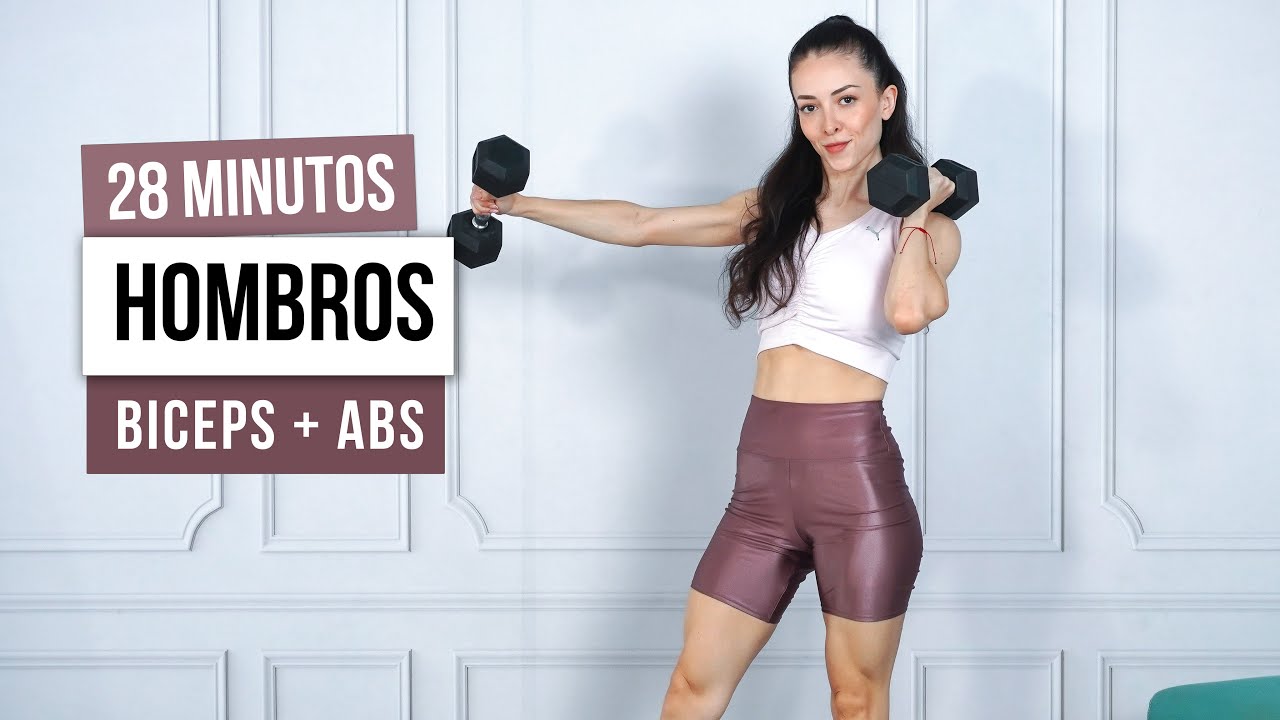 Hombros, Biceps y Abdomen | Variaciones de Elevaciones Laterales | Rutina Sin Repetir Ejercicios